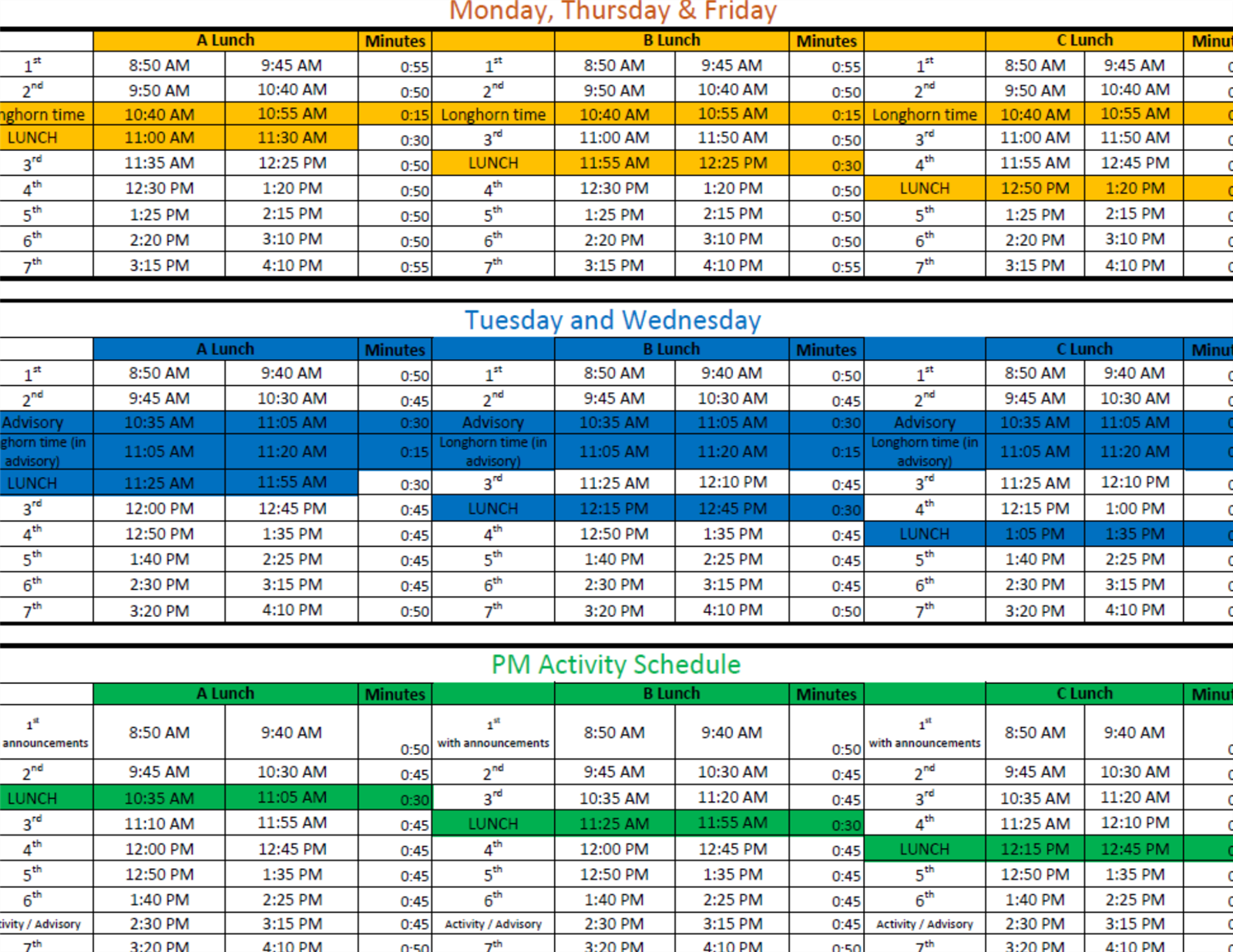  2024_2025 Bell Schedule